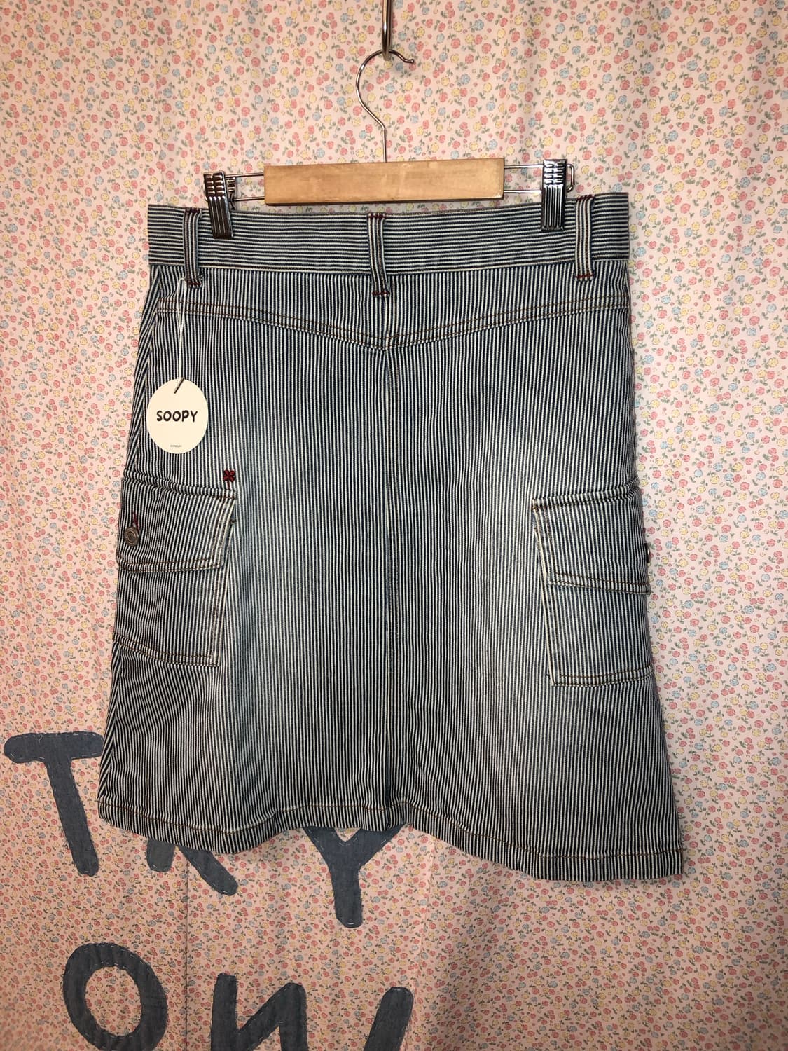 stripe pocket slit skirt 상품이미지5