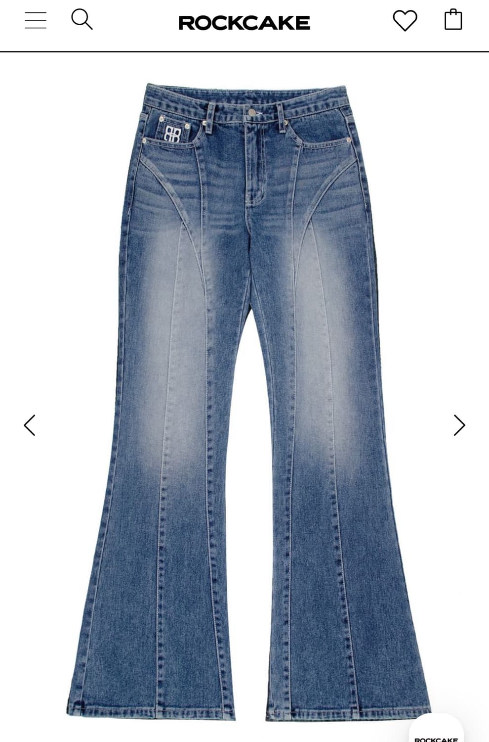 락케이크 클라라 부츠컷 데님 청바지 xs 상품이미지1