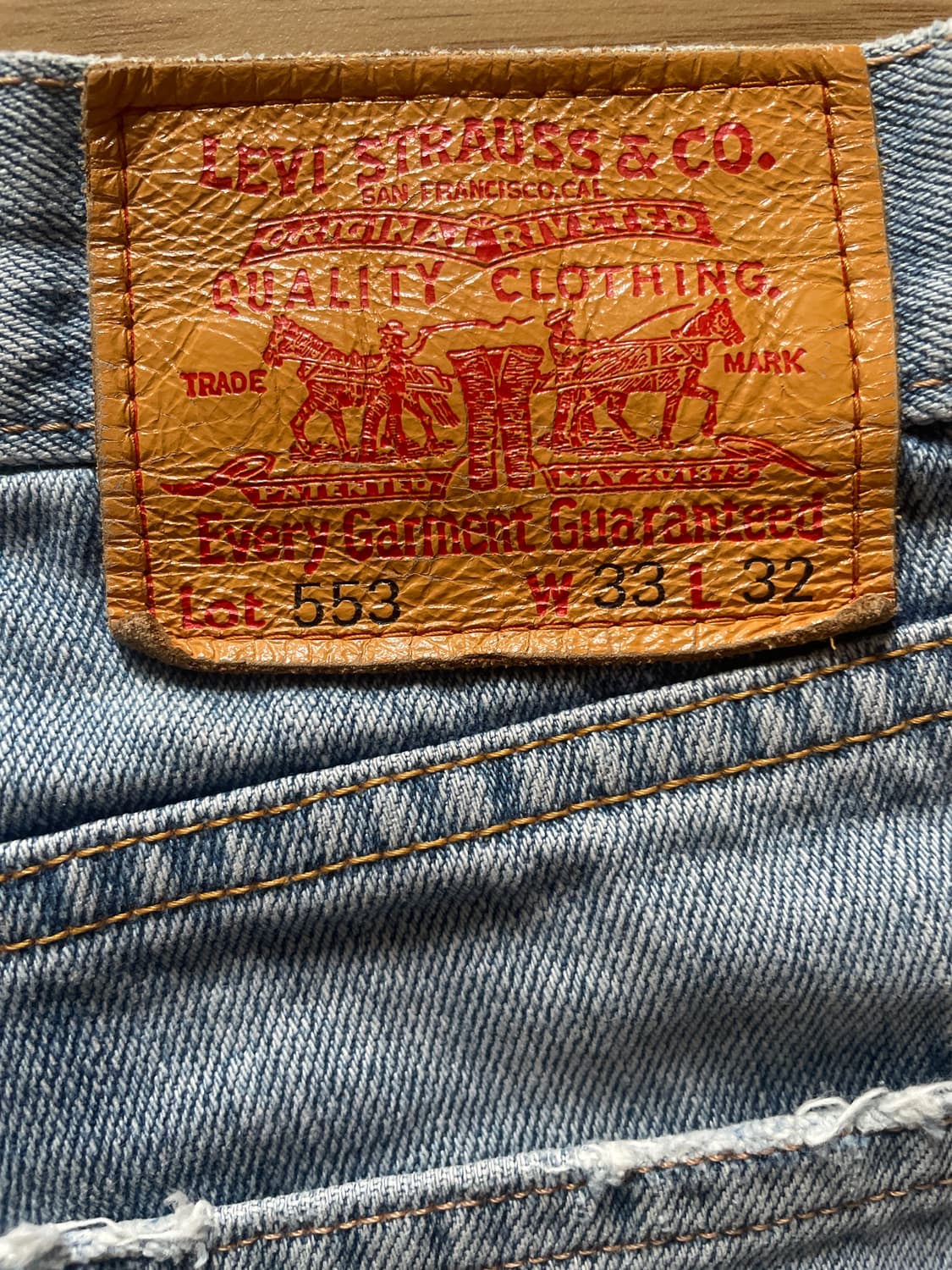 리바이스 553 데님 팬츠 상품이미지3