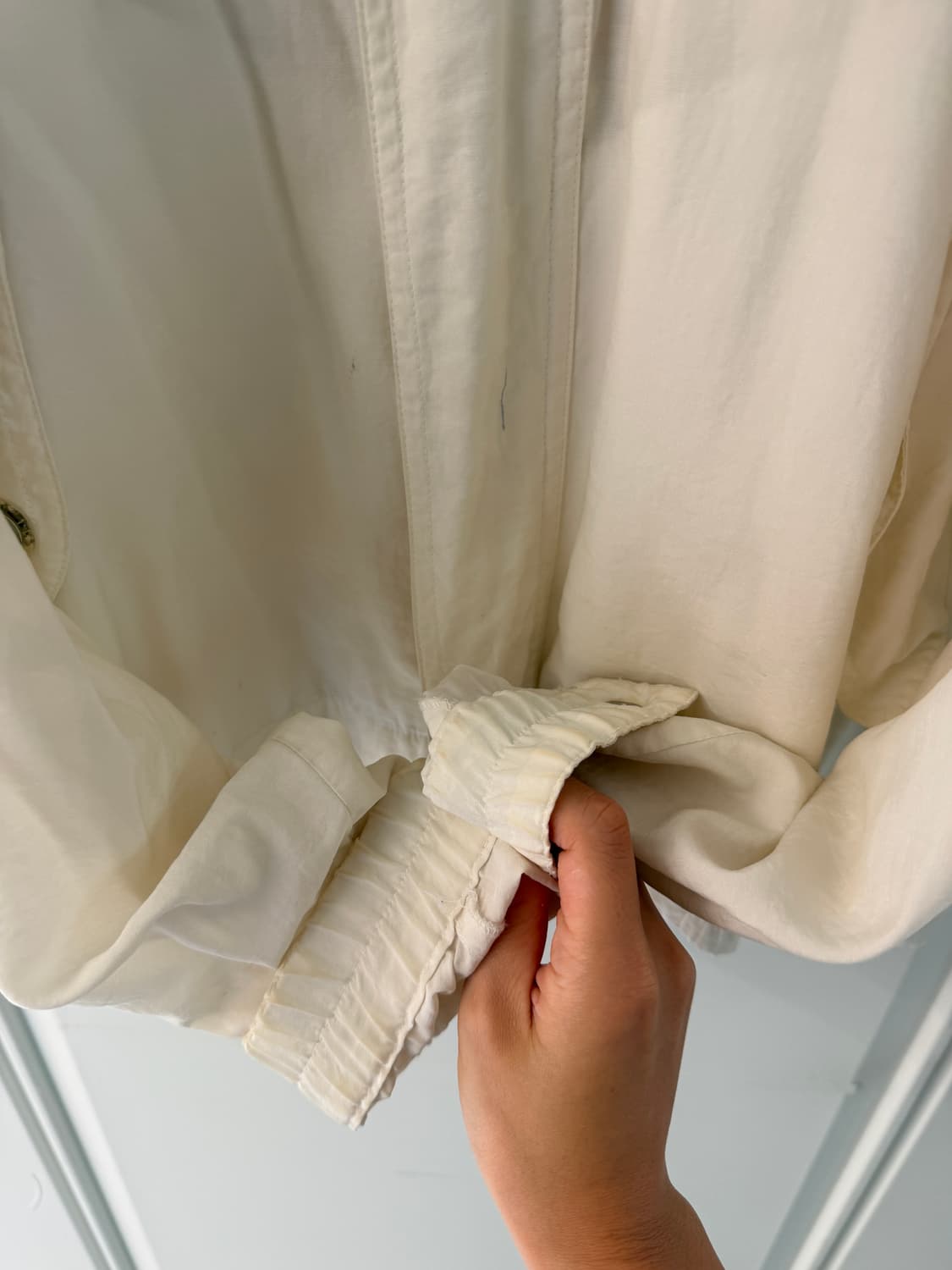 일본빈티지 화이트 봄버자켓 썸머자켓 상품이미지9