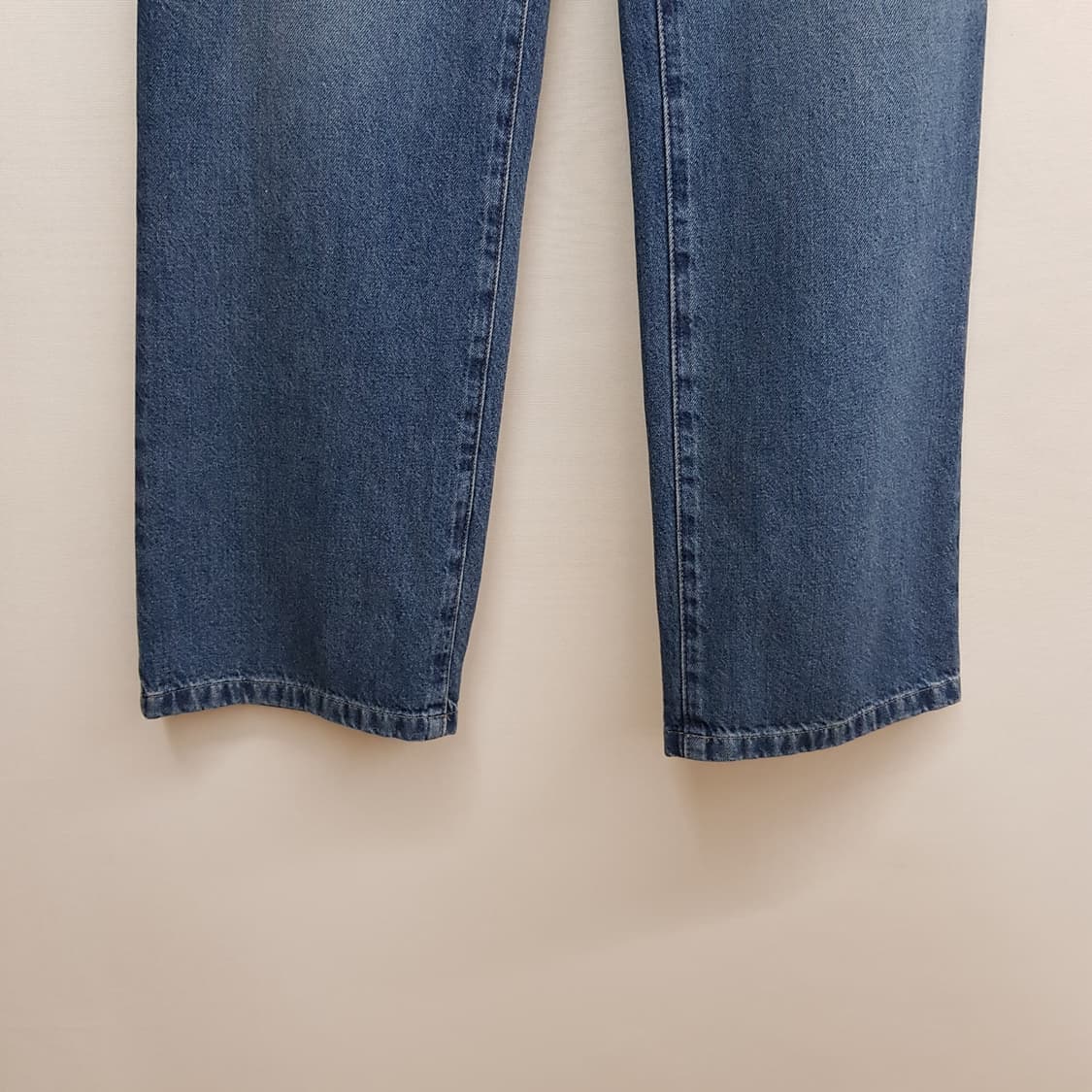 한섬 SJSJ 2025 워싱 스트레이트 데님 팬츠 61-90사이즈 상품이미지5