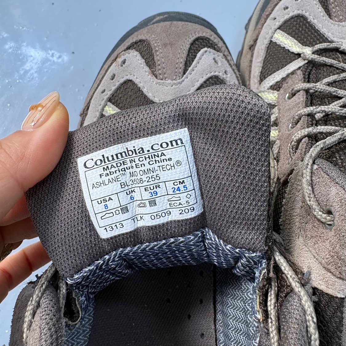 24.5CM 컬럼비아 등산화 0406J 상품이미지7