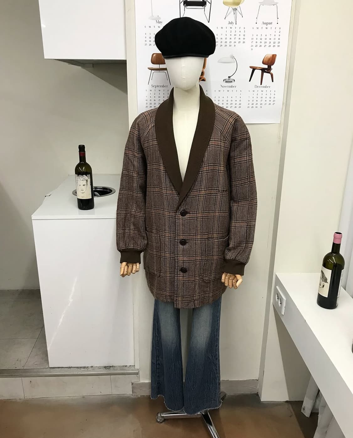 버버리 로고 체크 누빔 코트 상품이미지6