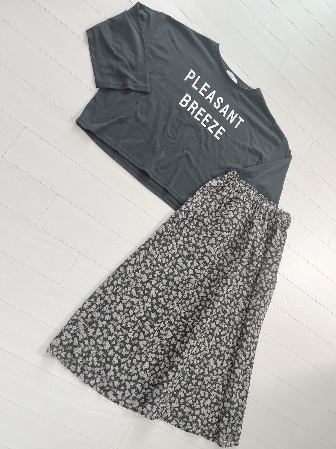 Samansamos2칠부티셔츠 ehkasopo스커트세트 상품이미지4