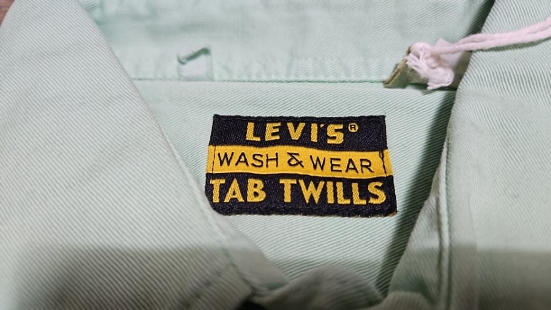 리바이스 LVC 1950's 탭 트윌 셔츠 그린 S 상품이미지6