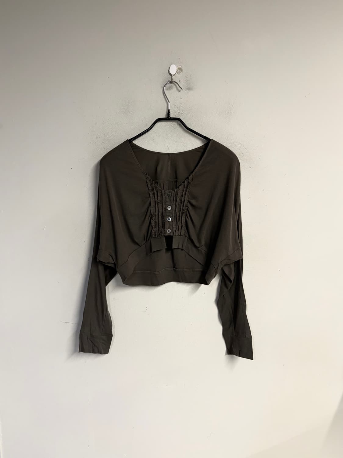 HIROKO BIS draped frill cardigan  상품이미지1
