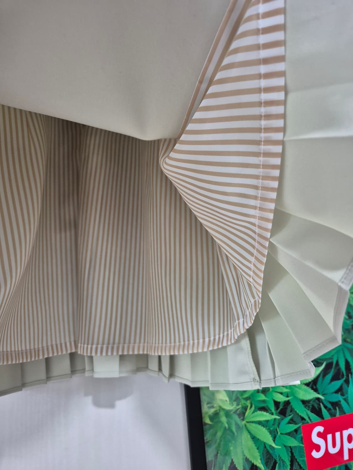 (세일)(새상품)마리끌레르 민트 더블버튼 플리츠 원피스 상품이미지8