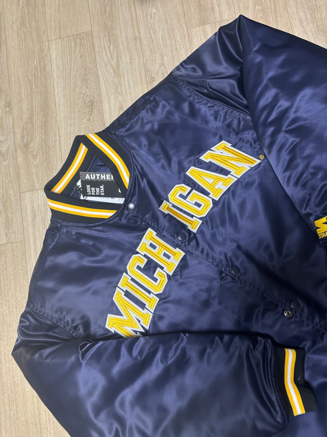 스타터 미시간 사틴 바시티 자켓 L 상품이미지1