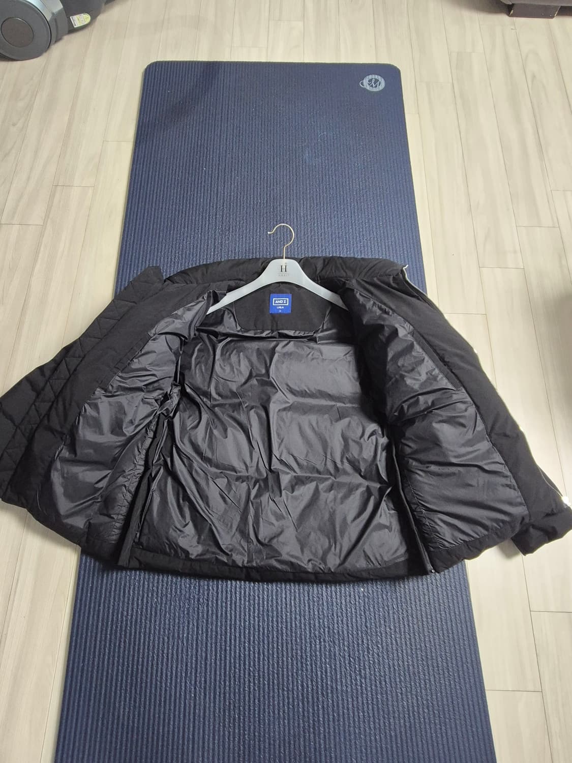 앤드지 덕다운 패딩 블랙 100 (완전빵빵) 상품이미지8