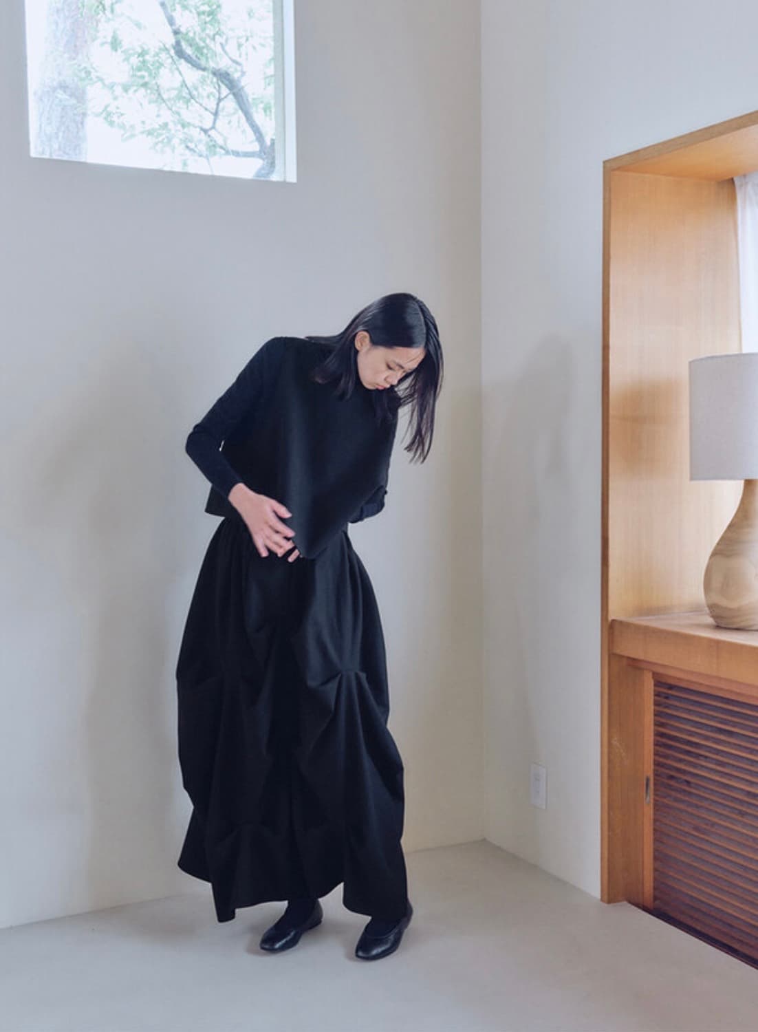 Malen black skirt 말렌 블랙 스커트 상품이미지2