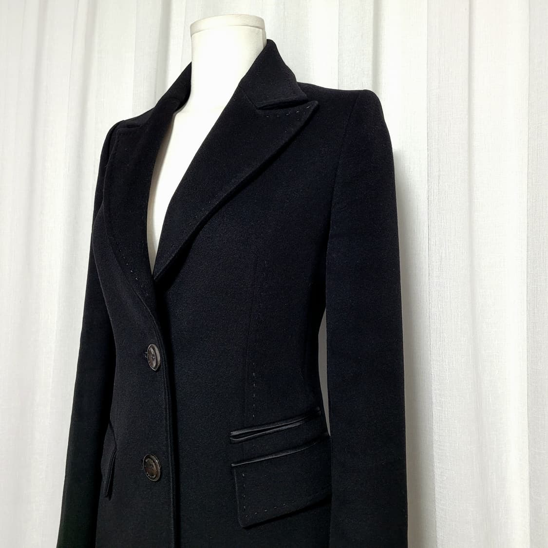 미샤 프레스티지라인 코트 (4455) 울90% 캐시미어10% - 상태최상 상품이미지4