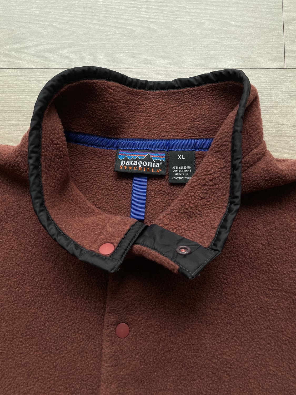 90s 파타고니아 신칠라 브라운 rare 빈티지 상품이미지3