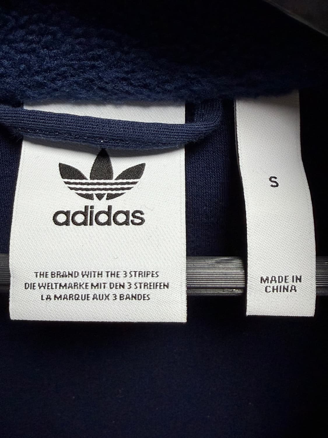 아디다스 네이비 삼선 벨루어 후리스 플리스 트랙탑 BB TT S 상품이미지3