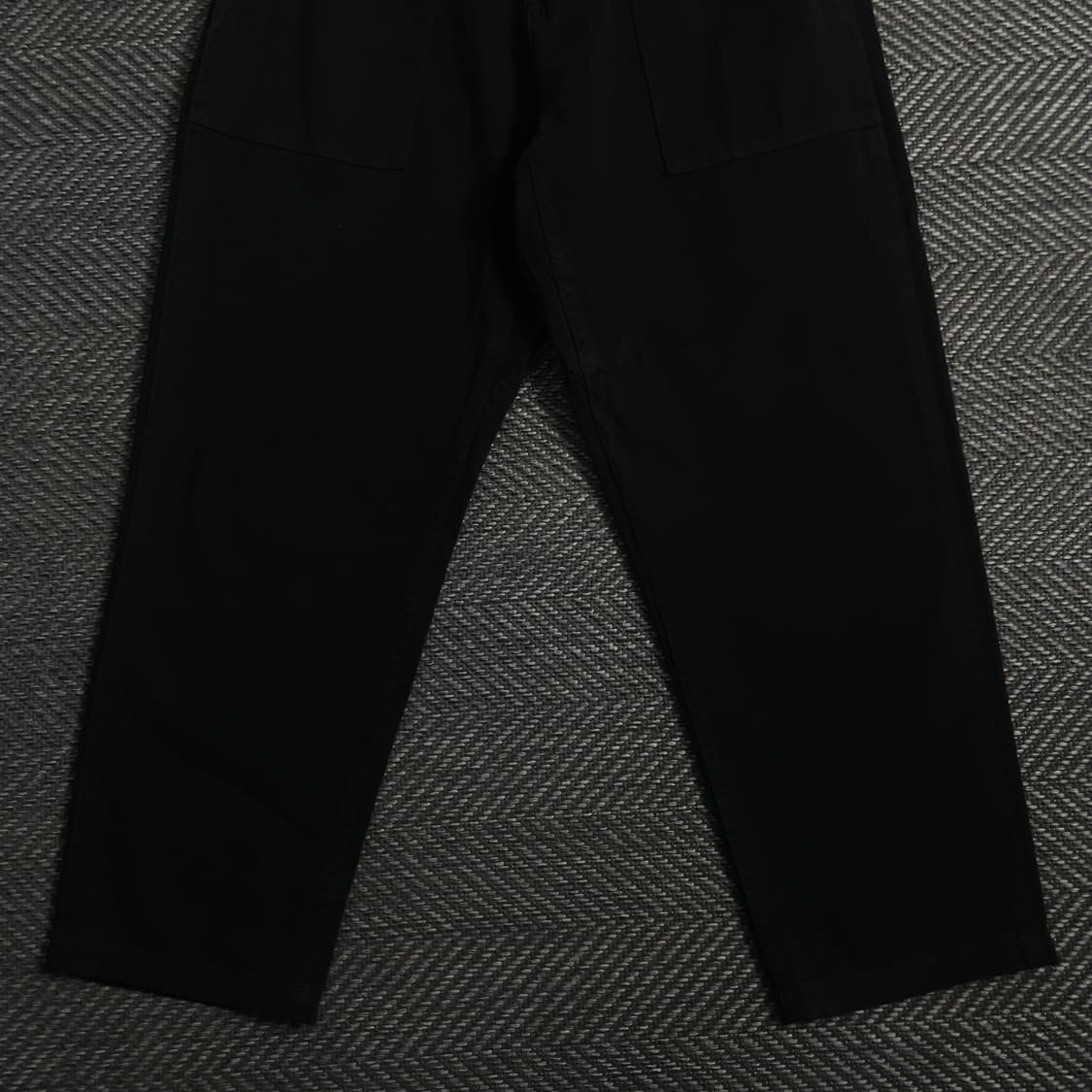 그라미치 벨티드 테이퍼드 치노 팬츠 블랙o 3954 상품이미지2