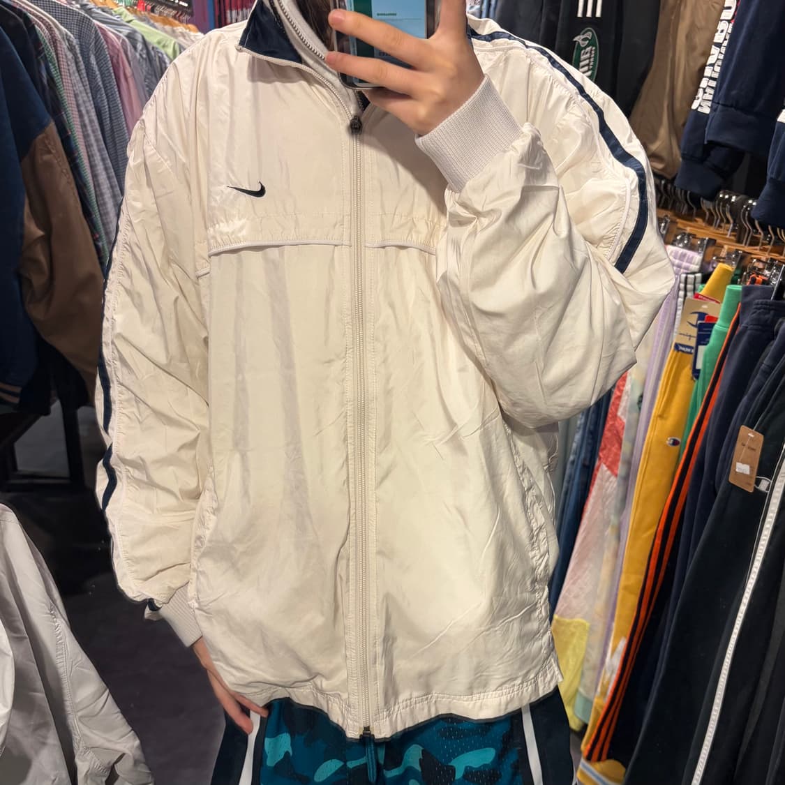 [IM] Nike 나이키 바람막이 화이트 상품이미지1