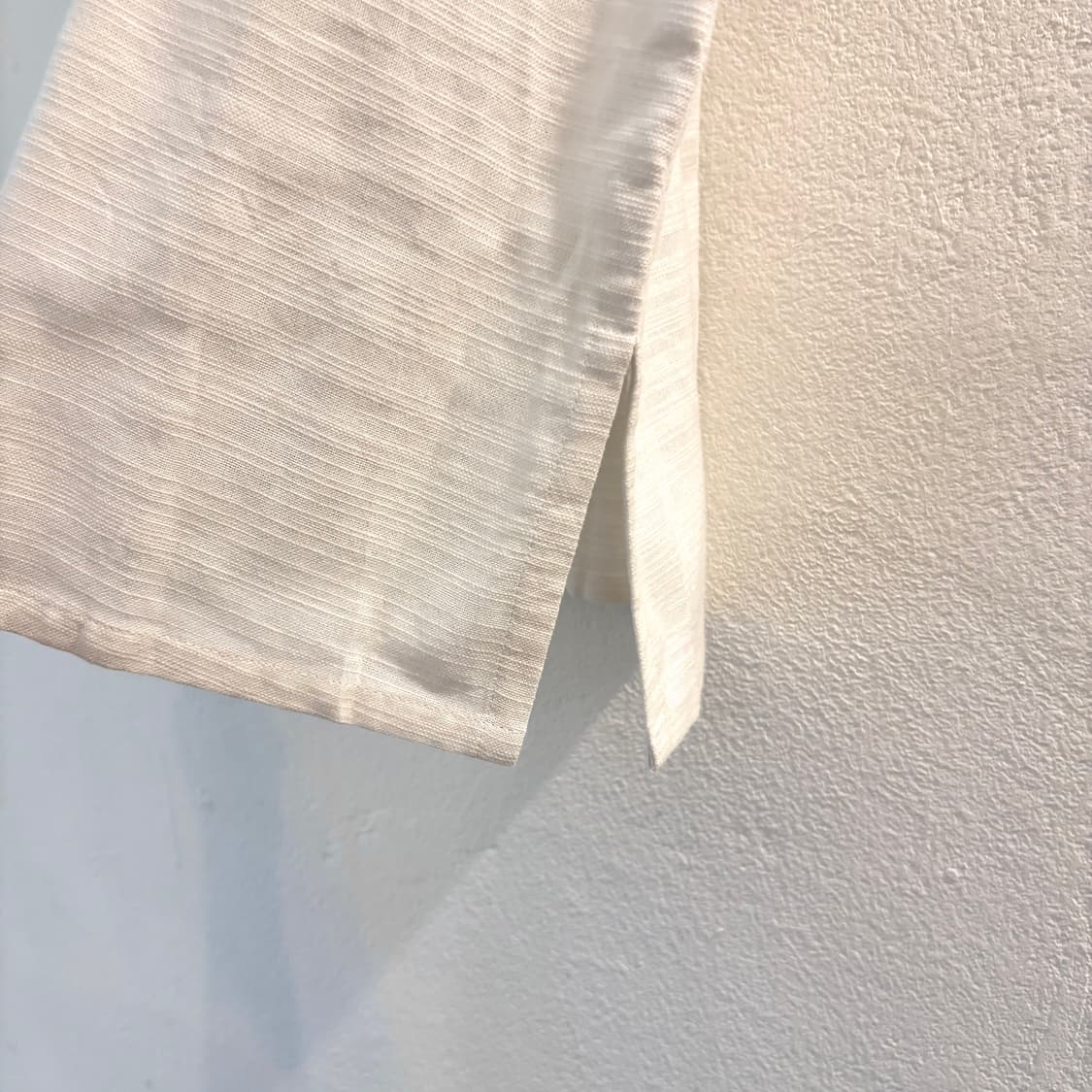 아이보리 핀턱 버튼 반팔 블라우스 상품이미지7