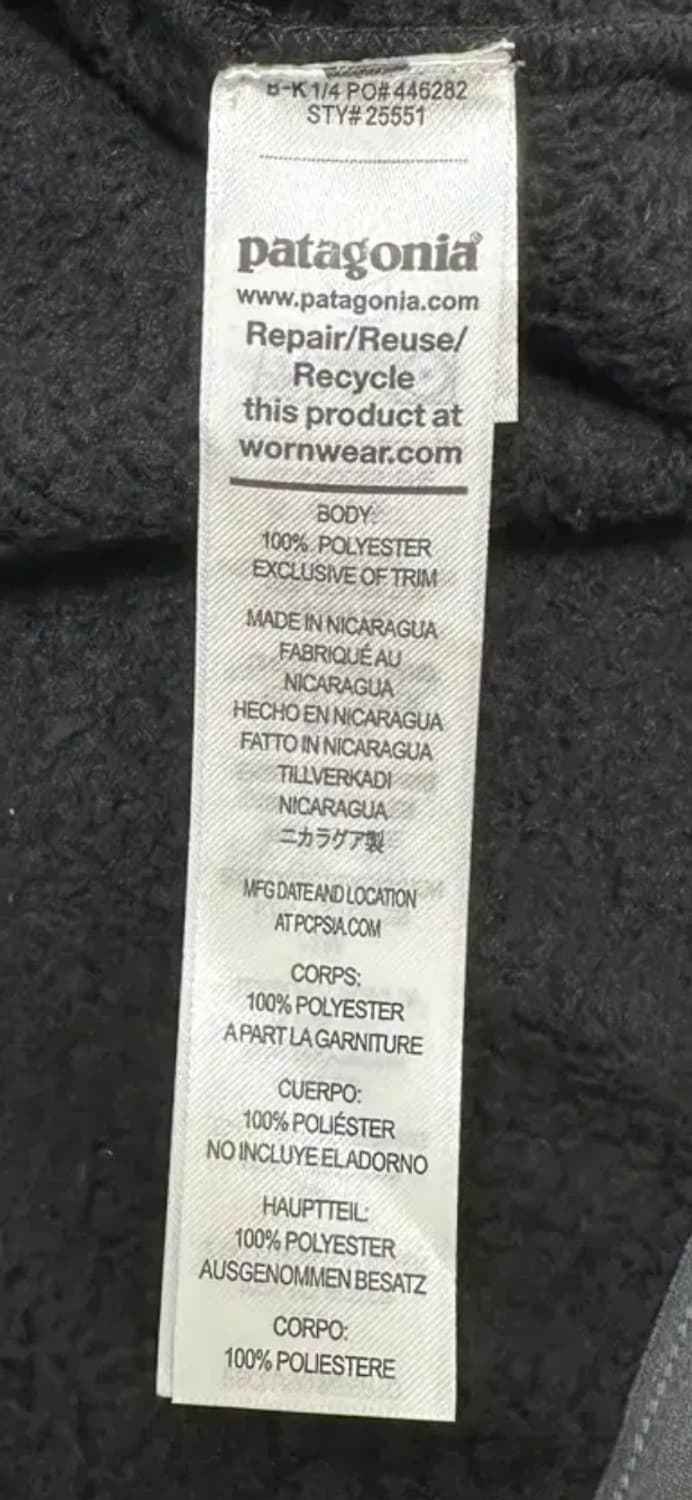 파타고니아 신칠라 블랙 m 상품이미지6