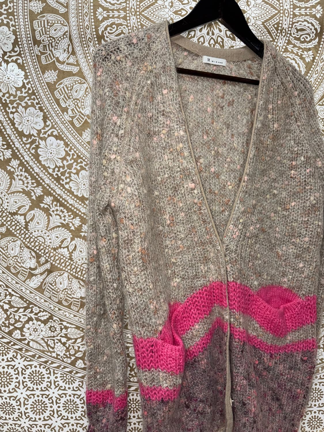 잇미샤 여성 롱 가디건 상품이미지3