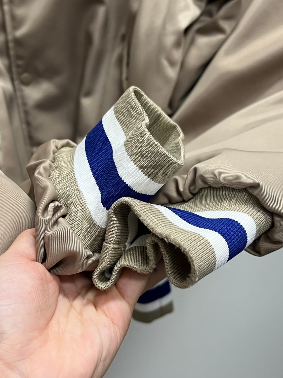 (XXL) 나이키 덕아웃 루즈 새틴 자켓 베이지 상품이미지4