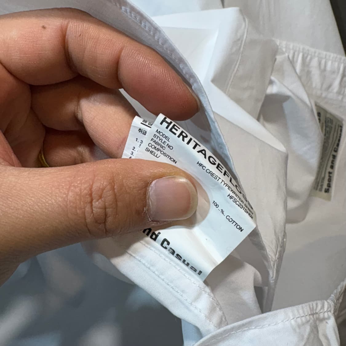 [M] HERITAGE FLOSS 헤리티지 플로스 셔츠 상품이미지7