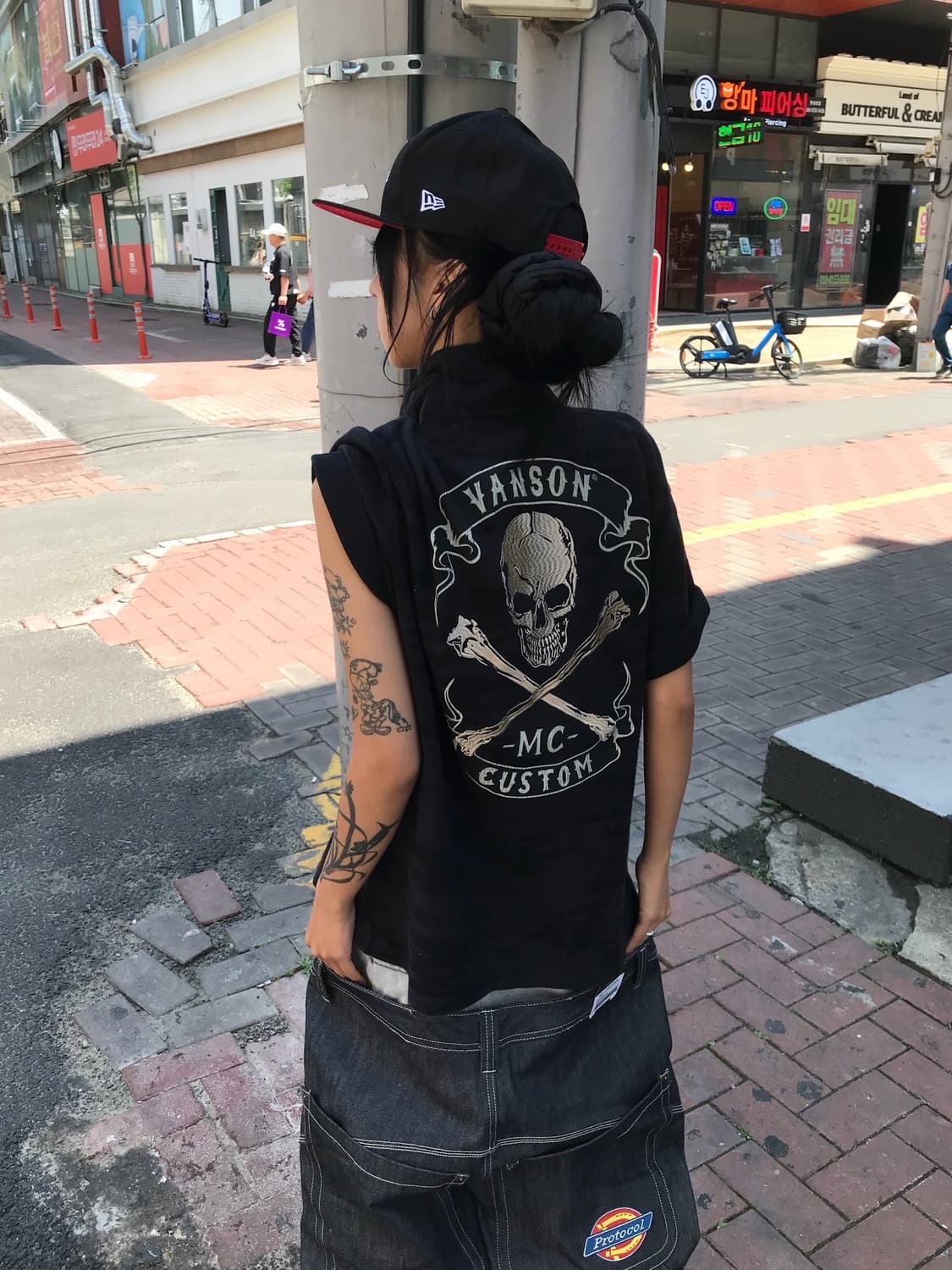 ☠️ 밴슨 자수&카모패턴 투웨이 반팔 자켓 ☠️ 상품이미지3