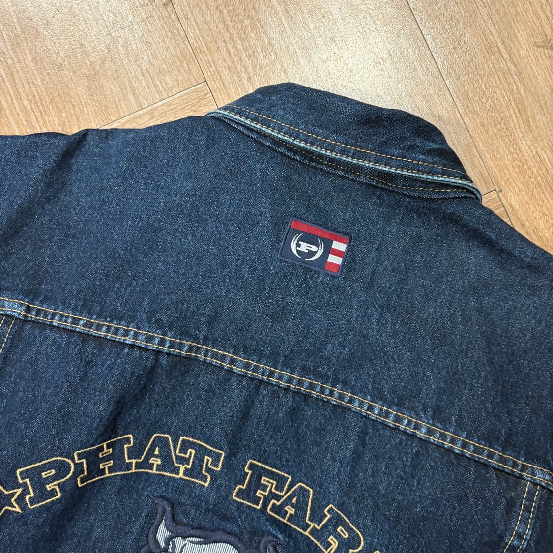 팻팜 딥블루 데님 자켓 상품이미지3