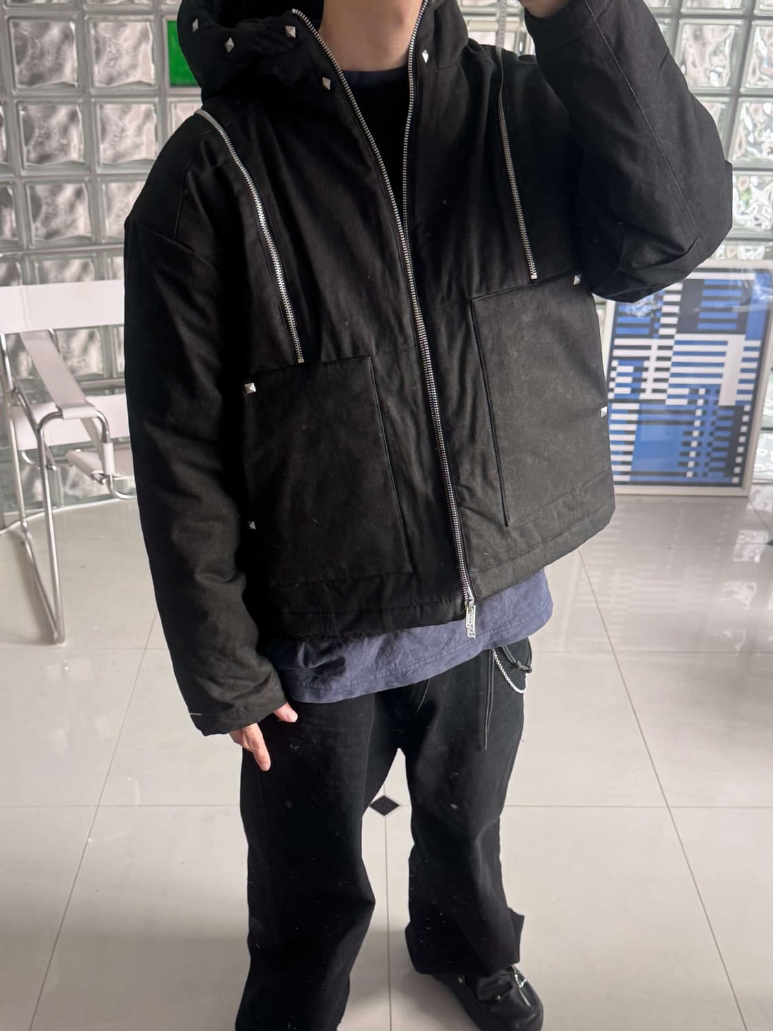 Stud Form Padded Jacket 스터드 폼 패디드 자켓 상품이미지5