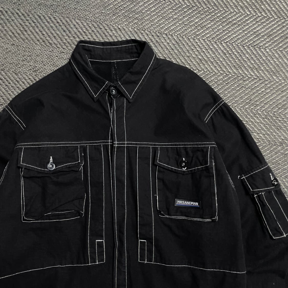 mrsandman 아카이브 스티치 워크 셔츠 자켓o 5257 상품이미지5