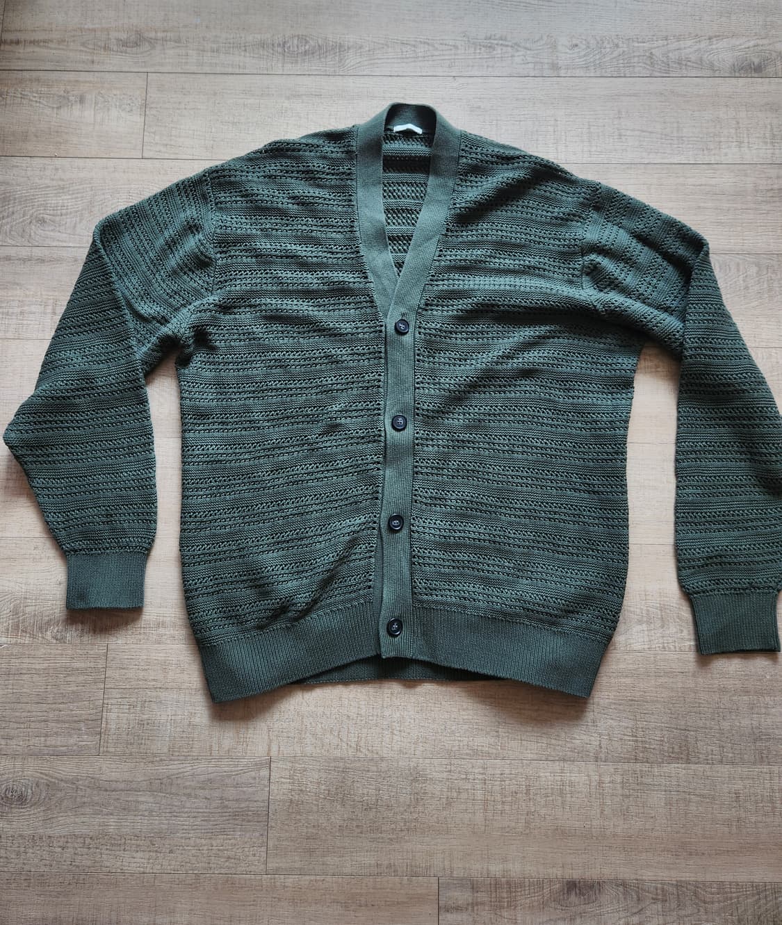 남자 GU 여름 그물니트 가디건 상품이미지2