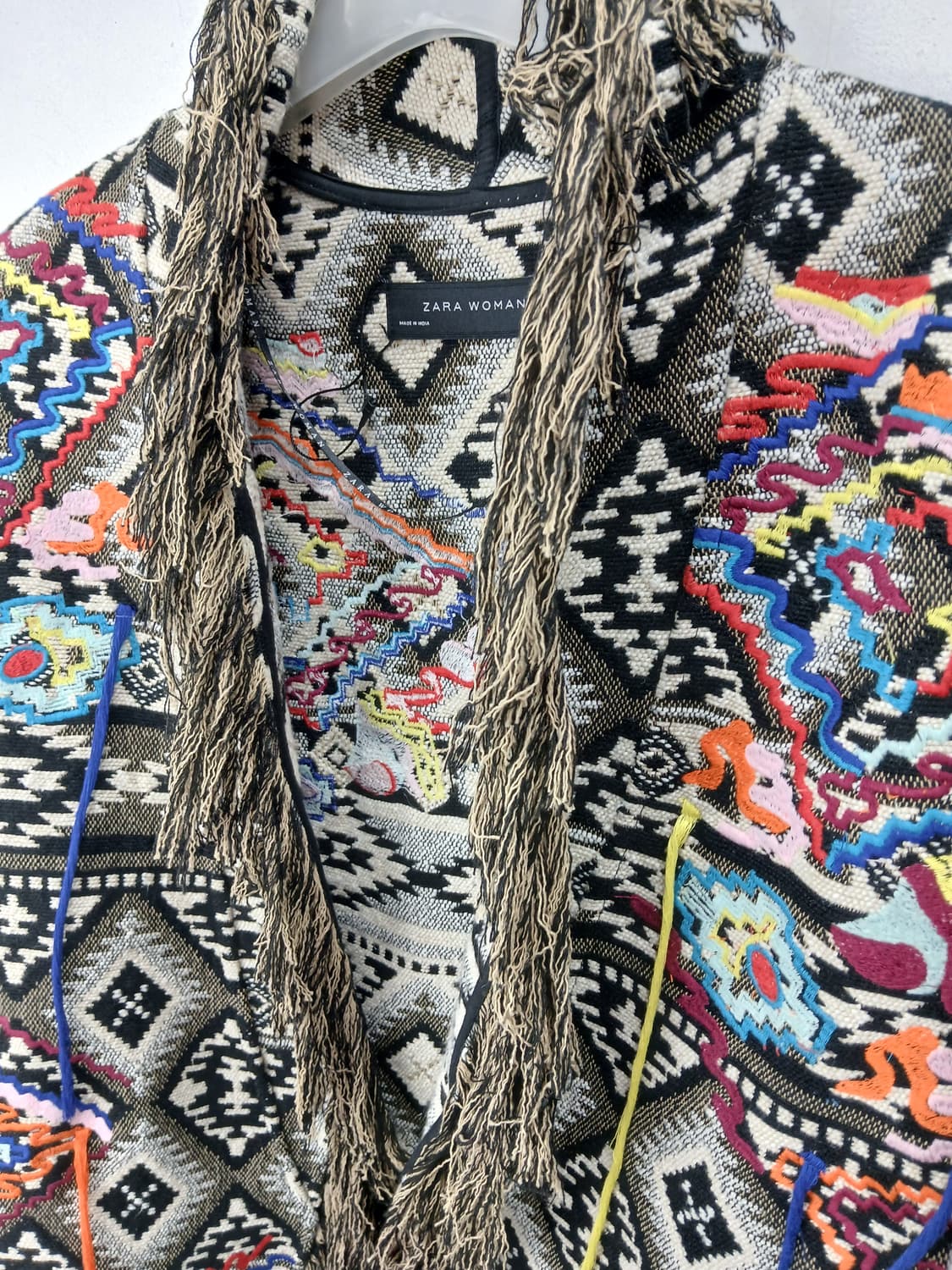 ZARA Woman 패턴 가디건 S 새제품 상품이미지4