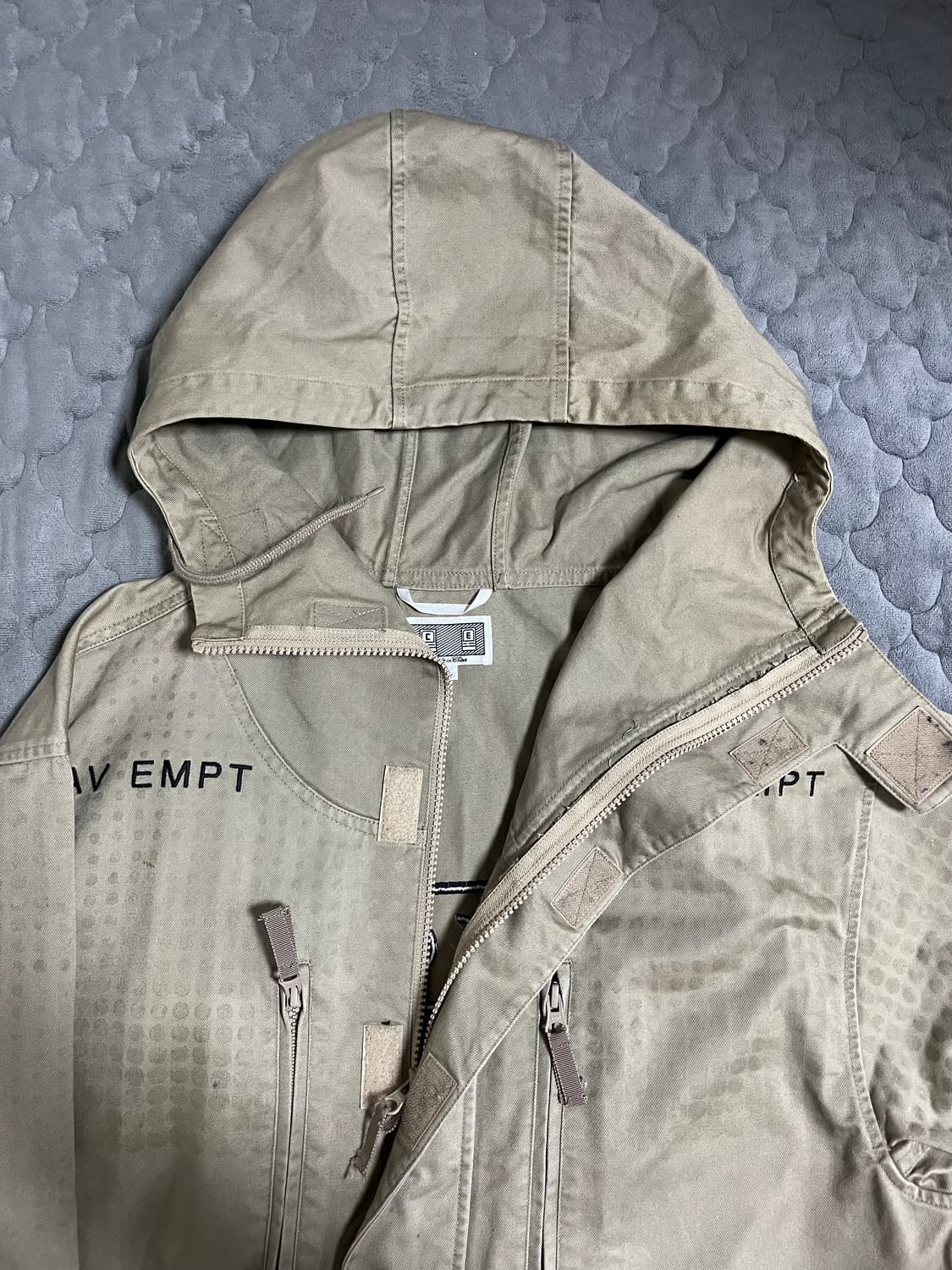 CAVEMPT 카브엠트 트윌코튼 아노락 카키베이지 L 상품이미지4