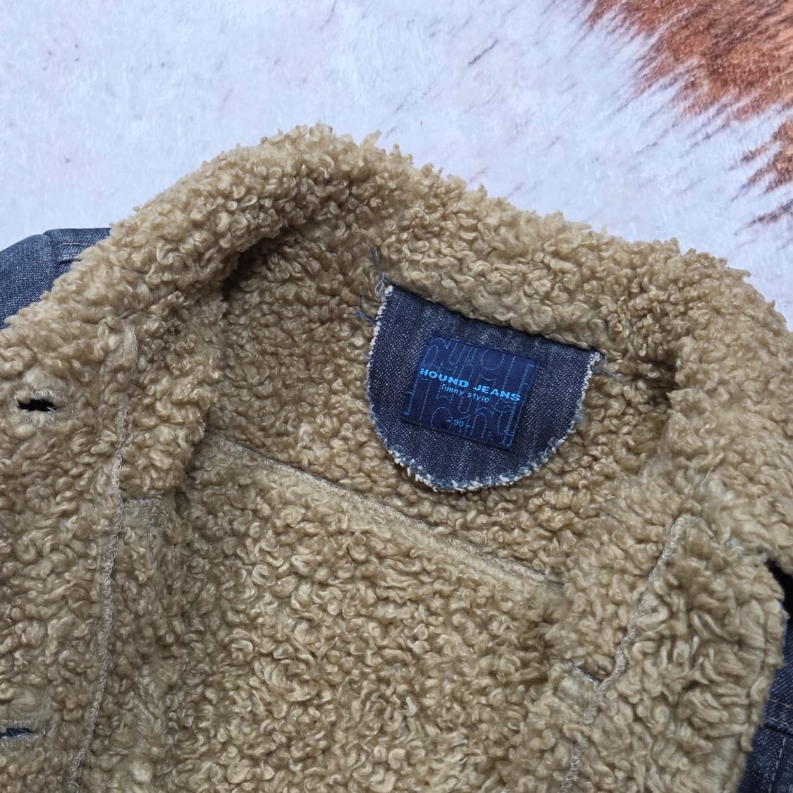 빈티지 데님 쉐르파 자켓 상품이미지7