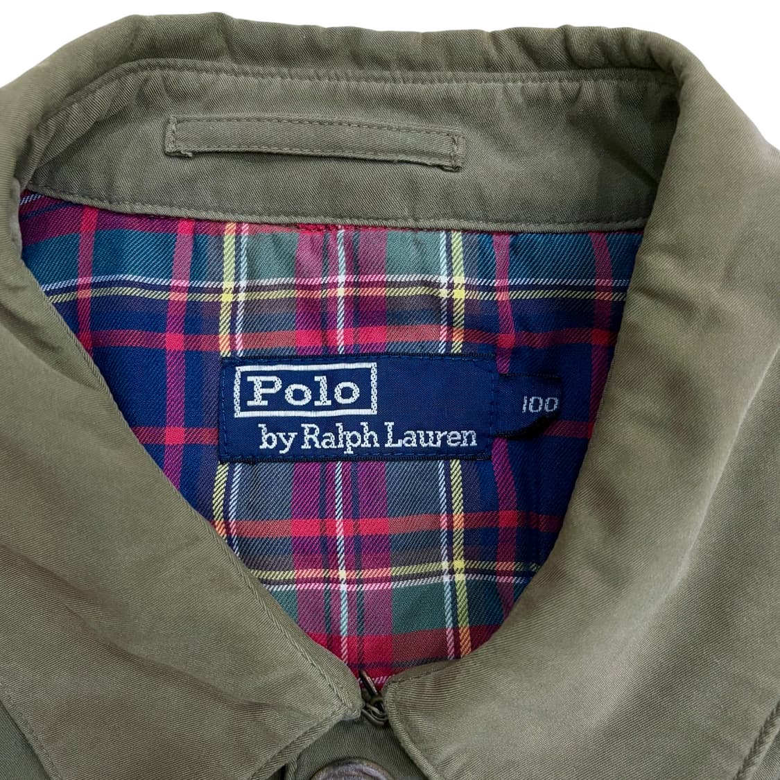 폴로 랄프로렌 90s 카키 퀼팅 자켓 100 L 상품이미지6