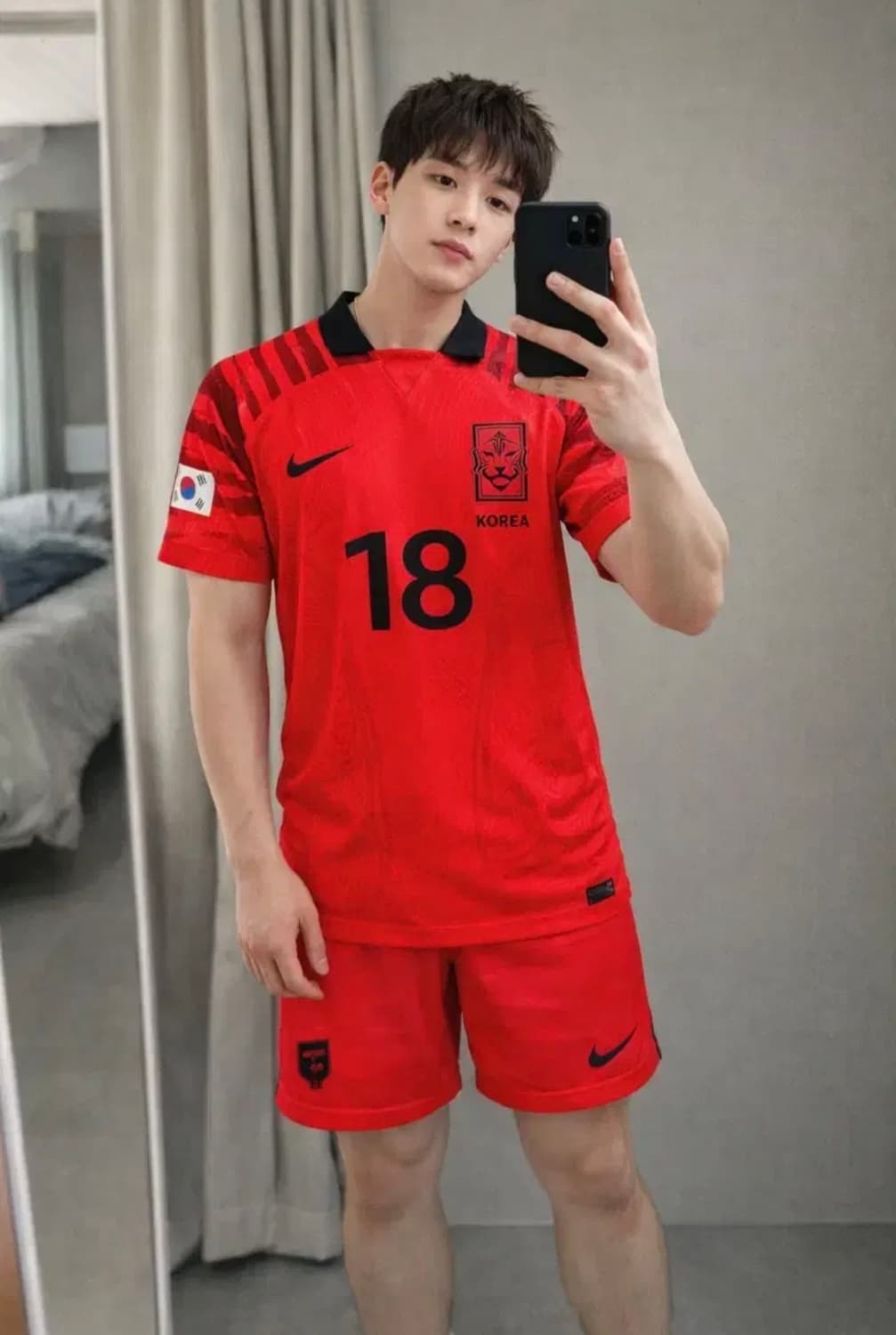 나이키 대한민국 국가대표 이강인 18번 홈 유니폼 상품이미지1