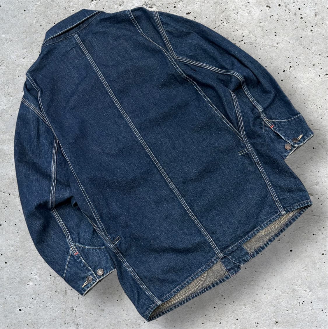 [38] 90s 리바이스 일본판 워크웨어 데님 커버올 자켓 C979 상품이미지2