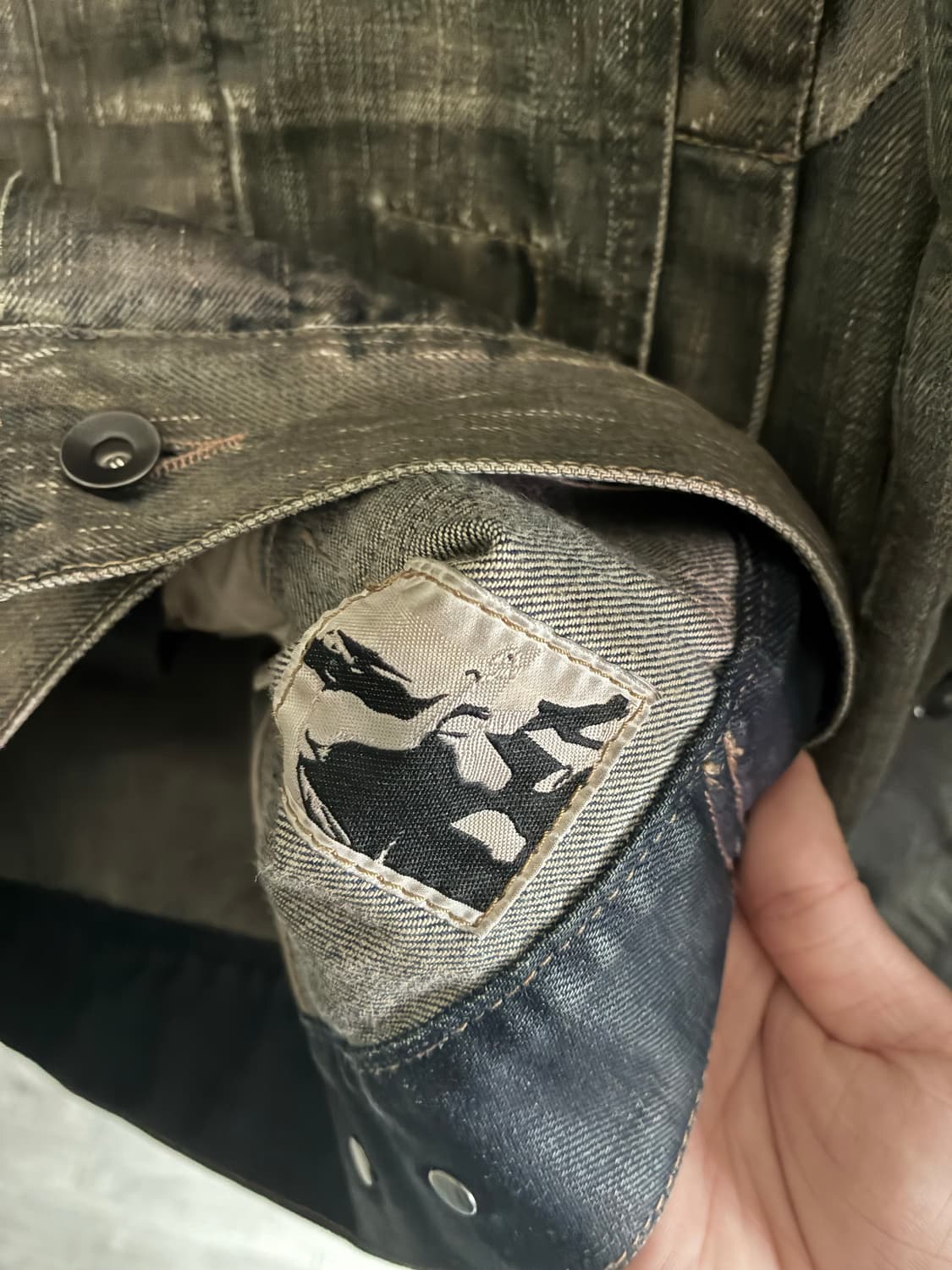 릭 오웬스 Drkshdw waxed coated jk 상품이미지4