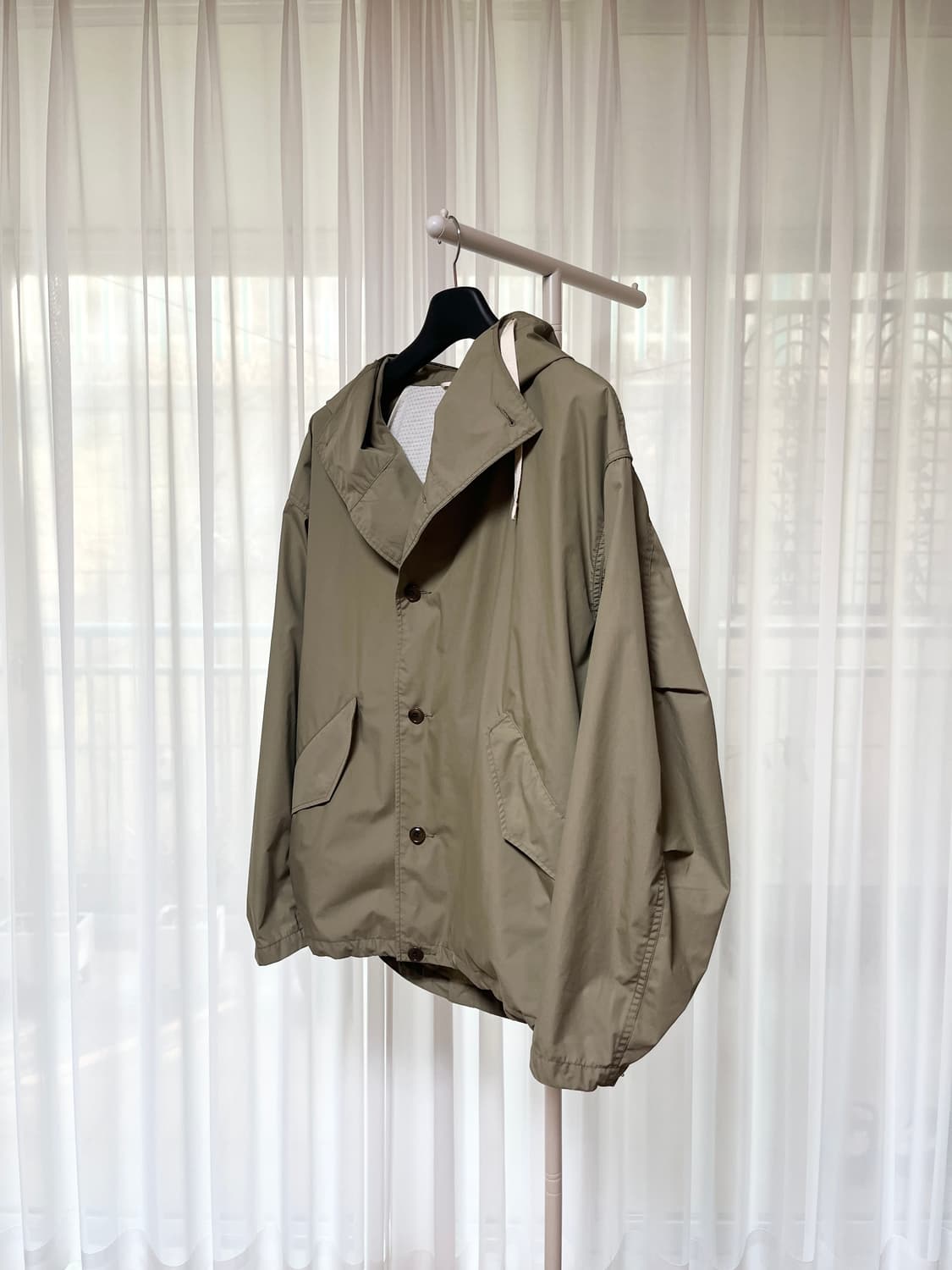 나나미카 23aw 후디드 자켓 카키 L 상품이미지2