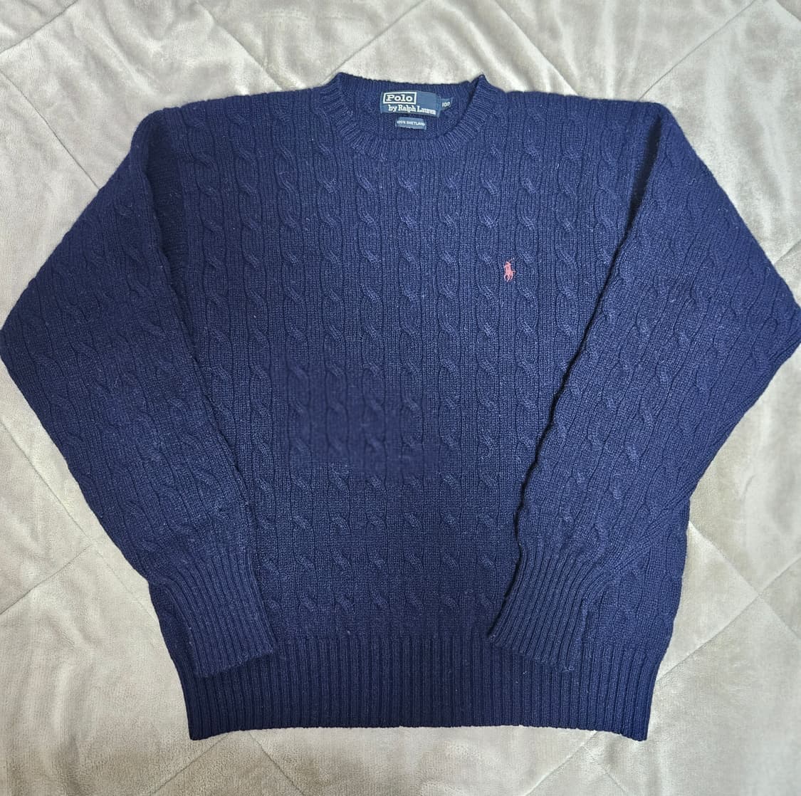 [M사이즈] 빈티지 폴로 랄프로렌 셔틀랜드울 니트 상품이미지1