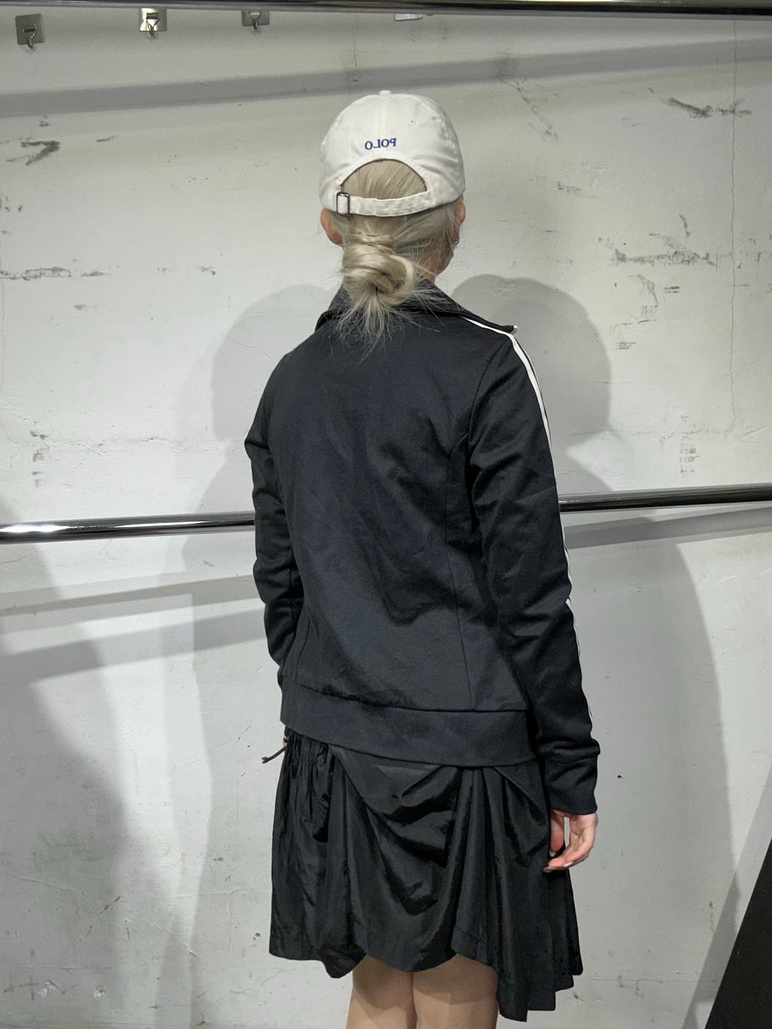 아디다스 블랙 화이트 삼선 유로파 트랙탑 져지 M 상품이미지3