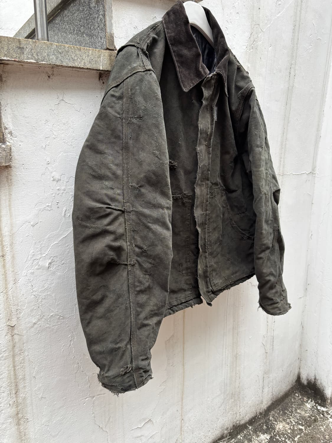 칼하트 j22 모스그린 다잉 커스텀 아크틱 자켓 상품이미지4