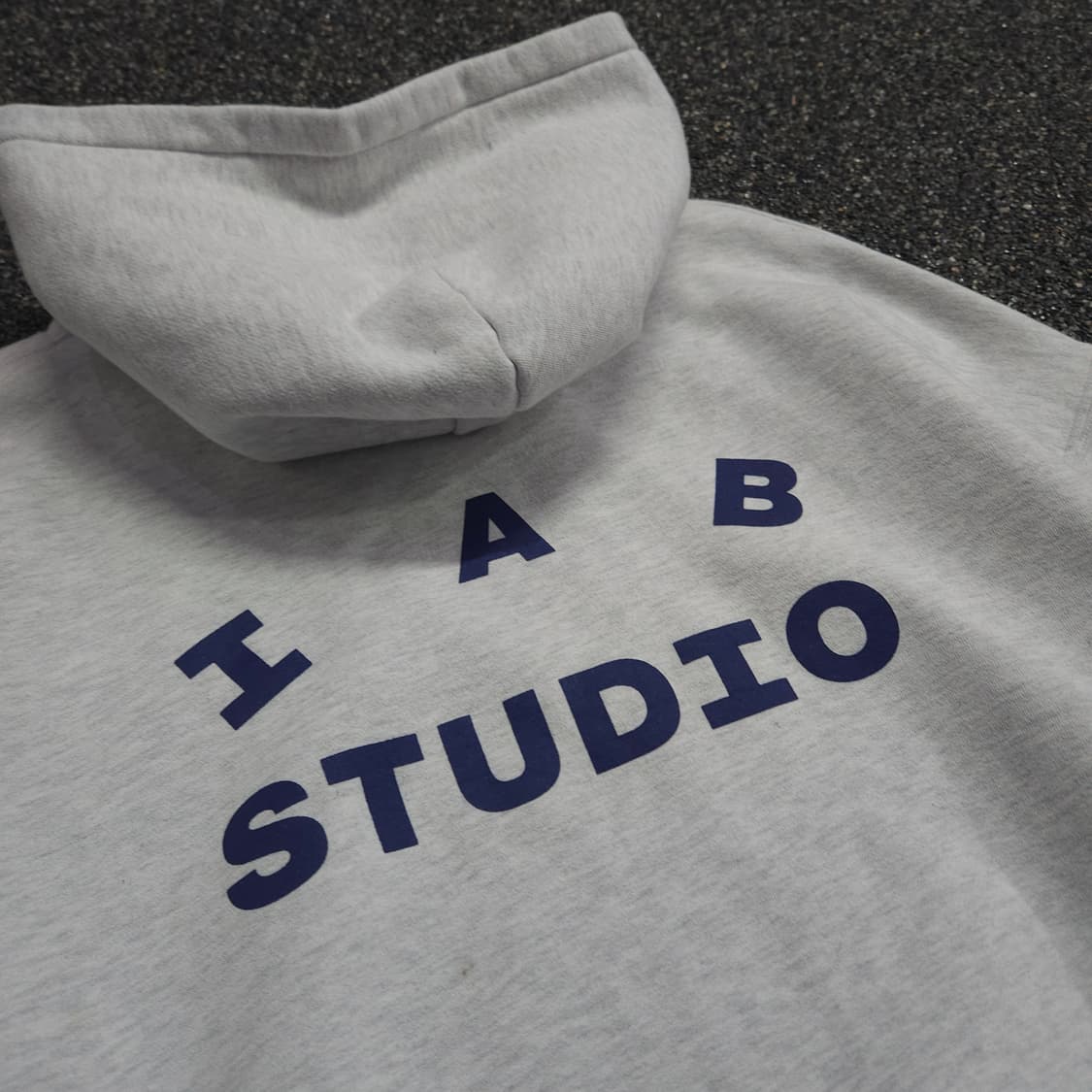 아이앱스튜디오 빅로고 박시핏 후드 티셔츠 (XL) 상품이미지3