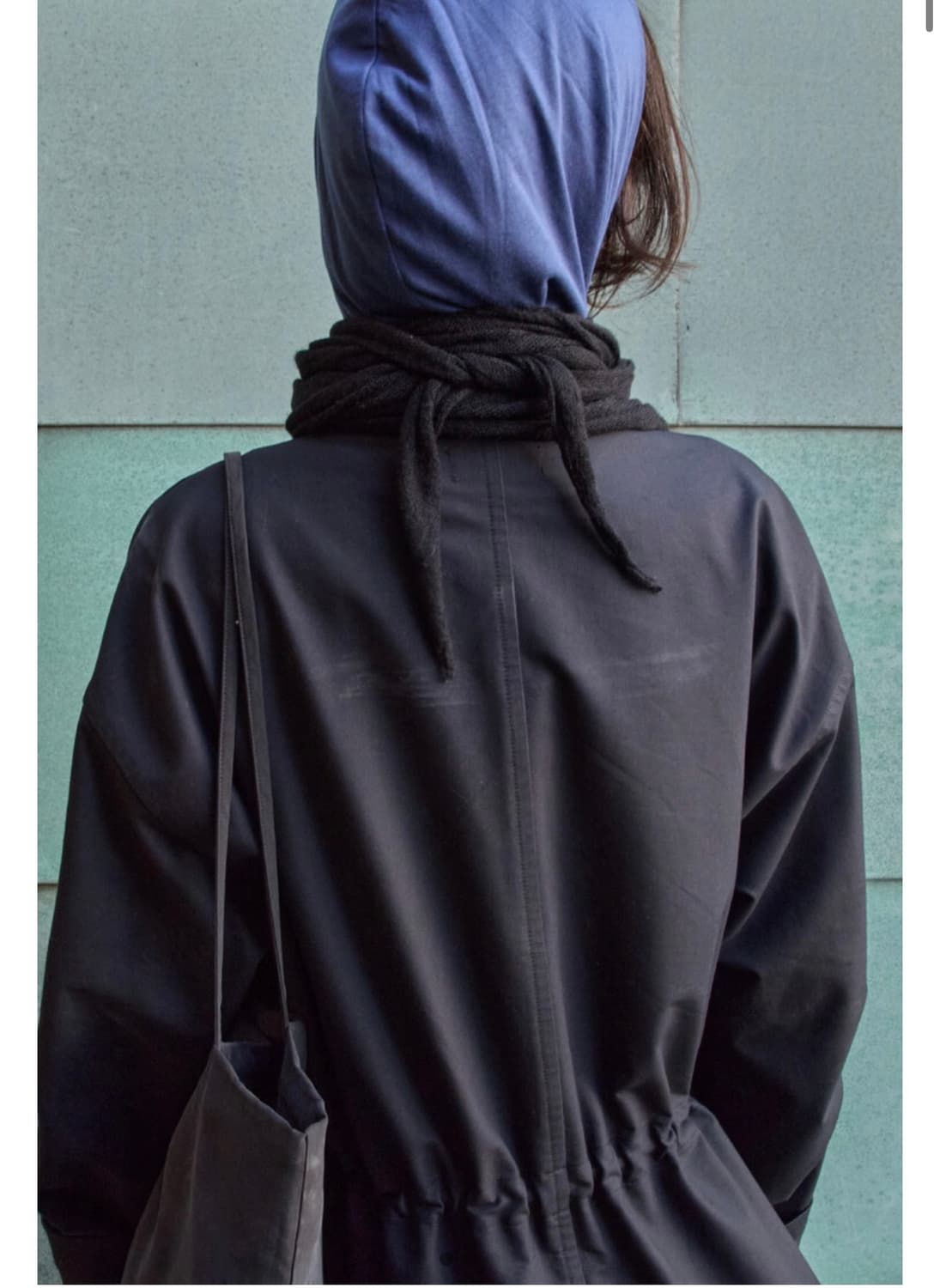 머듈 롱스카프 블랙 OS 상품이미지1