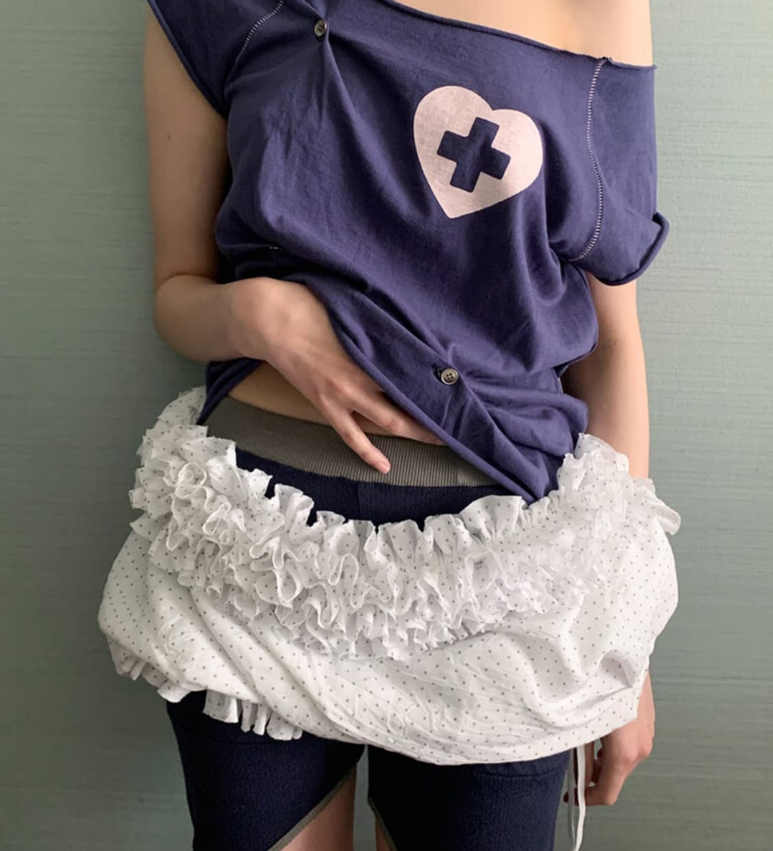 샵페어리 소프트 블룸 쇼츠 볼레로 도트 상품이미지3
