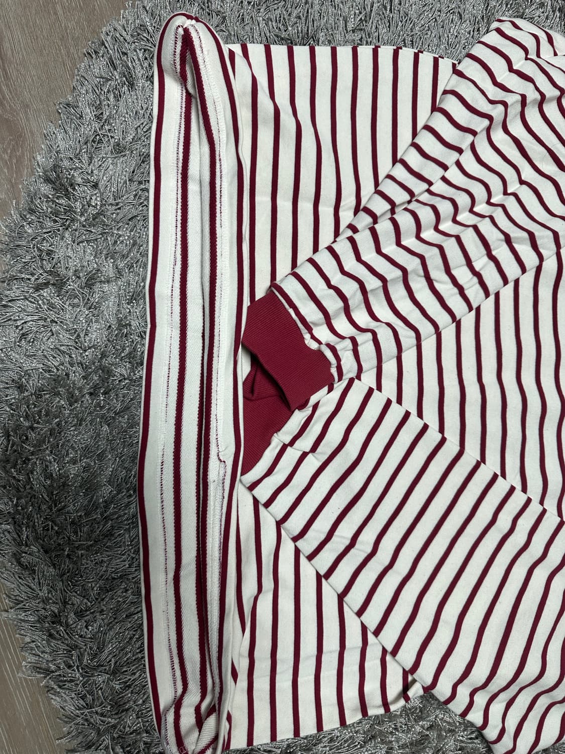 [XL] dnsr 디앤써 스트라이프 폴로 셔츠 레드 상품이미지5