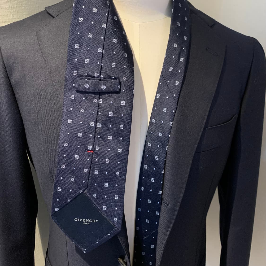 지방시(GIVENCHY) 모노그램 명품넥타이 A+등급 9.5cm 상품이미지3