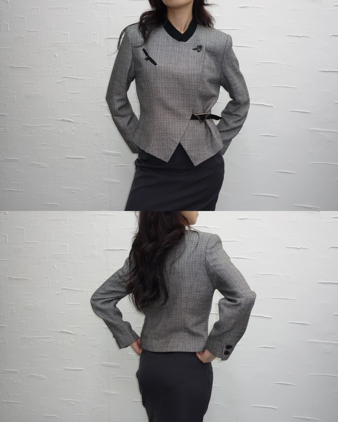 belted tweed blazer 상품이미지1