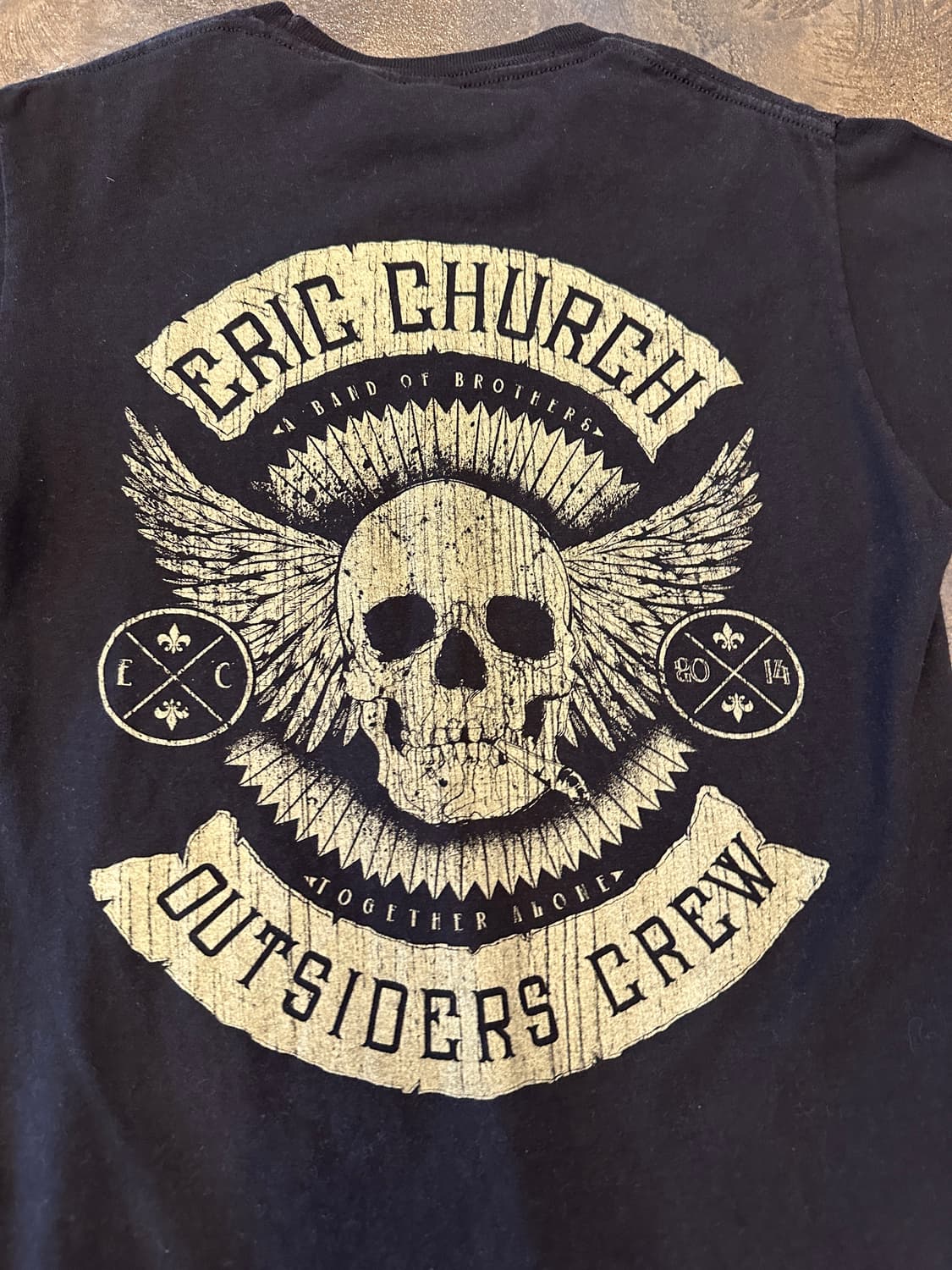 Tultex 빈티지 에릭처치 아웃사이더 반팔티 S 상품이미지5