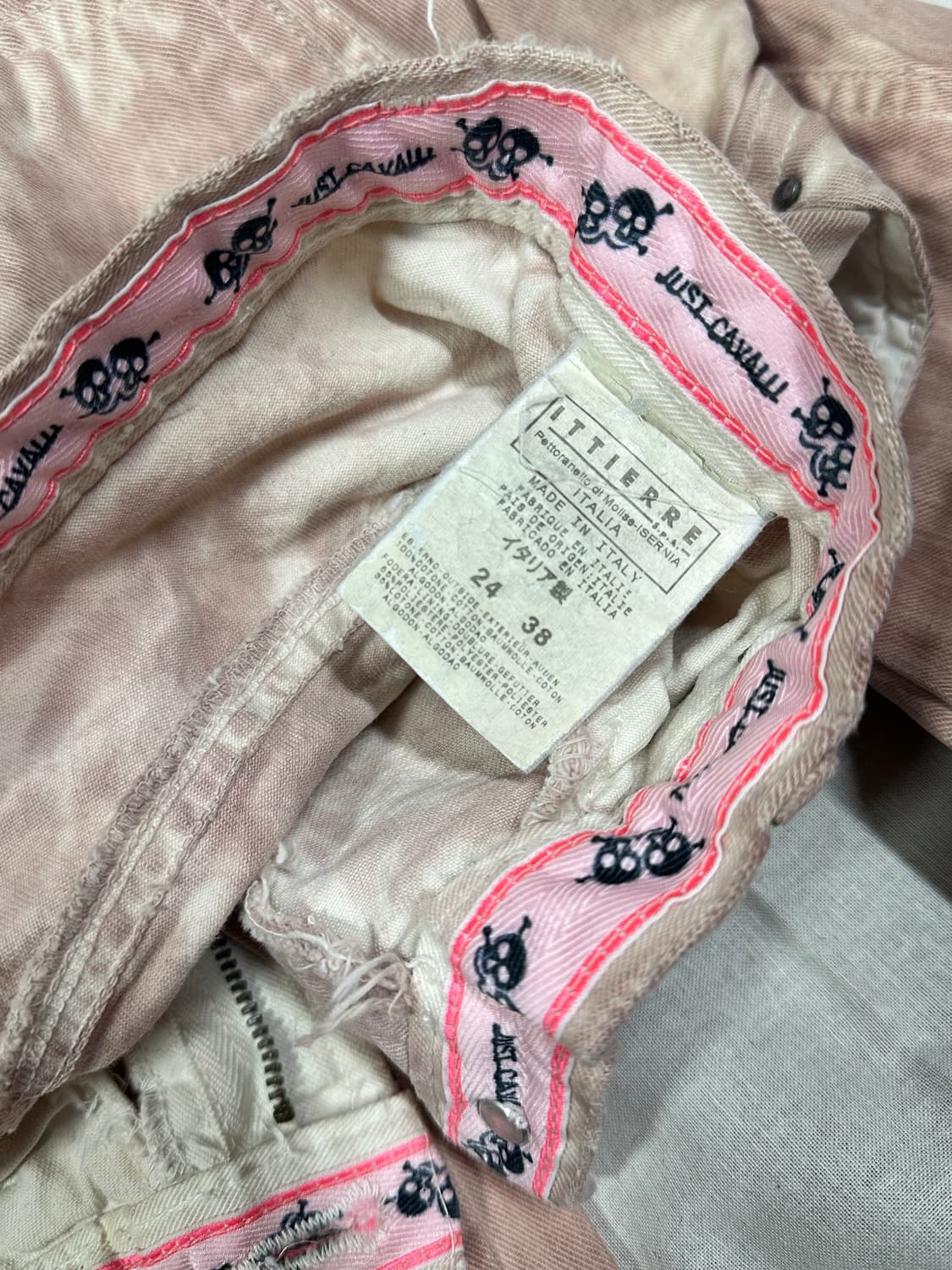 저스트 카발리 핑크 팬츠  상품이미지3