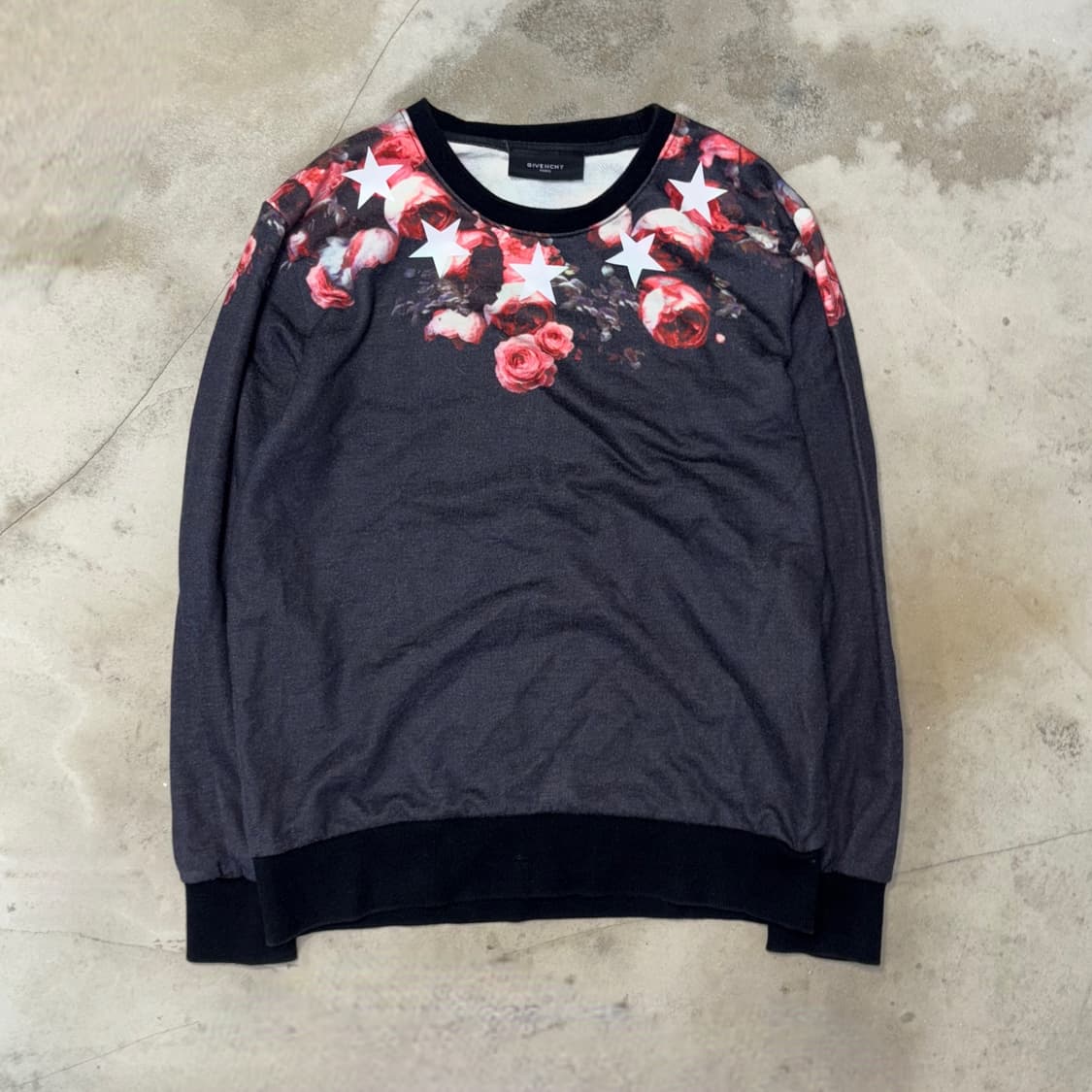 [M] SS14 Givenchy Rose & Star Sweatshirt 상품이미지2