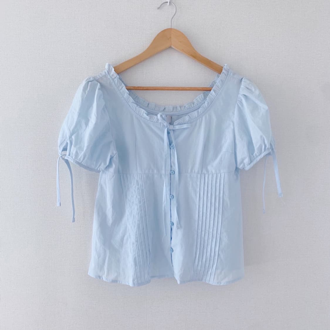 오트앤드 튤립 블라우스 러체 loveletter frill blouse 상품이미지3